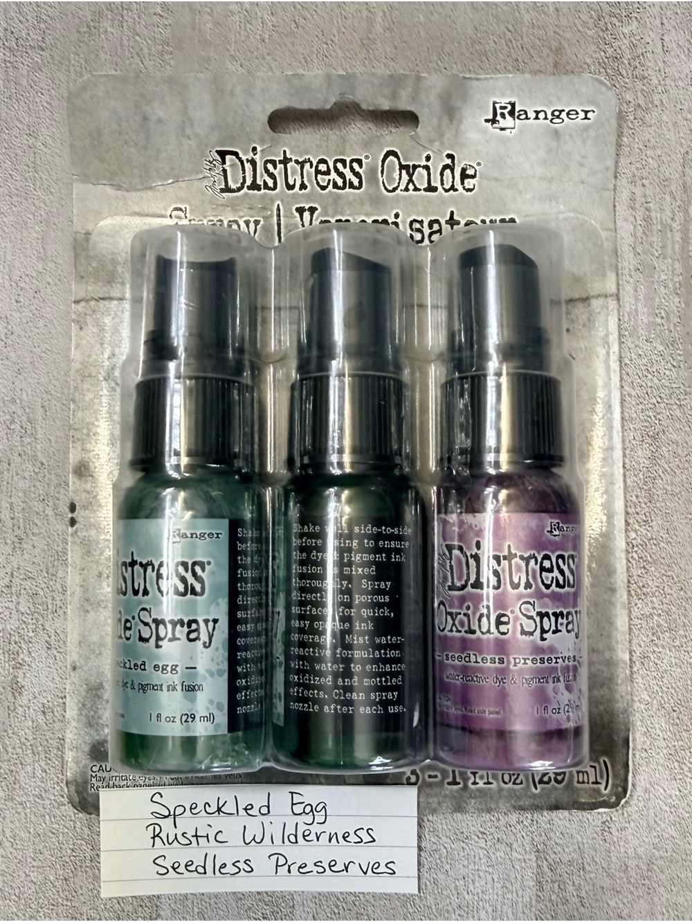 Tim Holtz - Ranger 2 Distress Oxide Spray Sets — 1 Distress Mica Spray Set - Picture 3 of 4